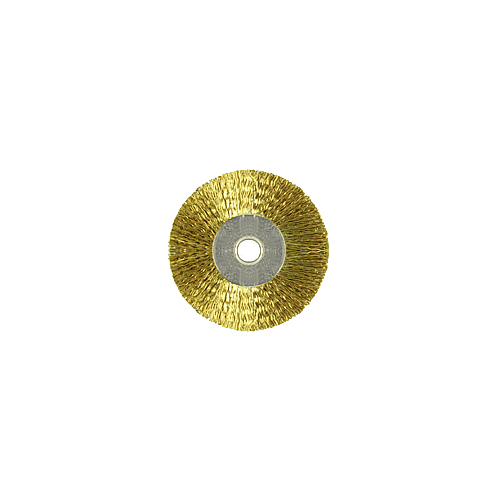 Messingdraht-Bürste "Rad" [Ø 22 x 2 mm]
