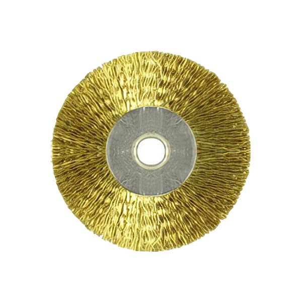 Messingdraht-Bürste "Rad" [Ø 22 x 2 mm]